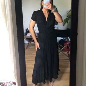 Vintage Calvin Klein silk wrap dress size 6